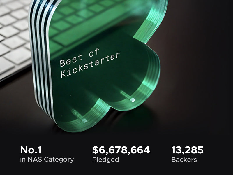 UGREEN NAS storage 4 bay gain the best of kickstarter