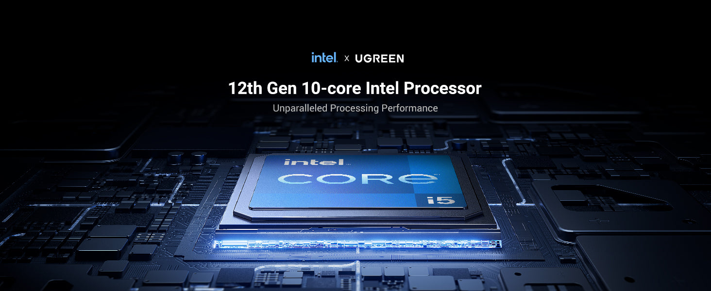 UGREEN 8bay NAS storage with Intel 12th Gen 10-core Intel processors